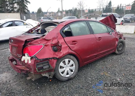 2013 Subaru Impreza 2.0I z USA, uszkodzony, nr VIN JF1GJAA66DH034803